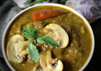 Mushroom Palak