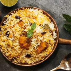 Chicken Briyani with Raita